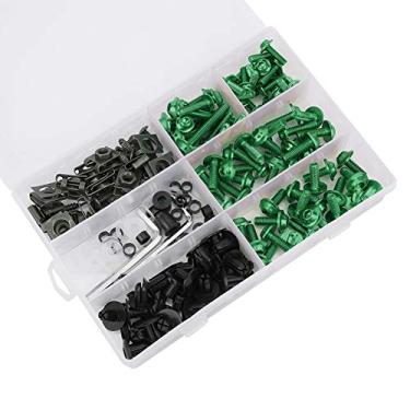 Imagem de Kit de Parafusos de Carenagem, 198 Peças de Parafusos de Carenagem de Pára-brisas M5 M6 Kit de Parafusos Acessório de Motocicleta Kit de Parafusos de Carenagem de Motocicleta