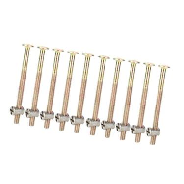 Imagem de Conector de Móveis, Parafusos para Móveis, Porca de Passador M6, Placas para Unir Madeira (80mm)