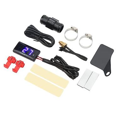 Imagem de Medidor de Temperatura água para Motocicleta, Medidor de Temperatura água para Motocicleta Com Adaptador de Sensor de 22 Mm Termômetro de água para Motocicleta de 2,24 X
