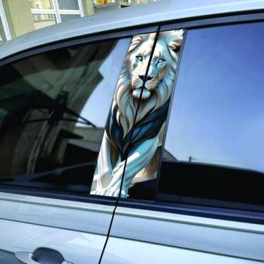 Imagem de Adesivo Personalizado Para Coluna Porta Carro Decorativo 010 - Resitan