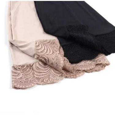 Imagem de Saia anágua com renda - TPstore, Branco, M, Romantic