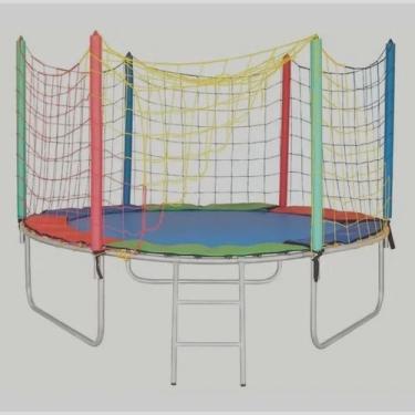 Imagem de Cama Elástica Pula Pula Trampolim Nacional 2,30m Premium Infantil Playground - Rotoplay Brinquedos