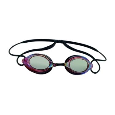 Imagem de UGPLM Óculos de natação antiembaçante, visão ampla, profissional, ajustável, óculos de natação para esportes aquáticos internos, mergulho com snorkel, Rosa