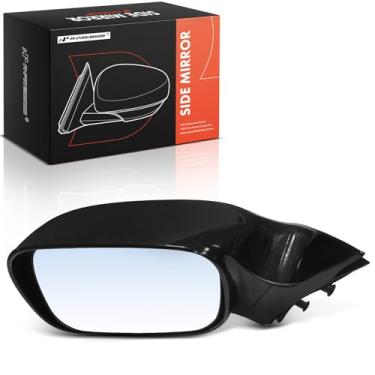 Imagem de A-Premium Espelho retrovisor traseiro externo preto dobrável manual aquecido - compatível com Toyota Avalon 2005-2010