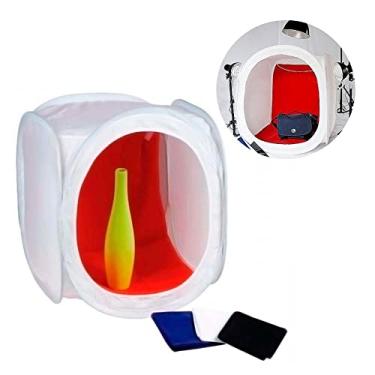 Imagem de Tenda Difusora 80x80 e 4 Fundos para Foto Still