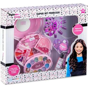 Imagem de Kit Maquiagem Infantil MY STYLE Beauty Super KIT Princesa - Multikids