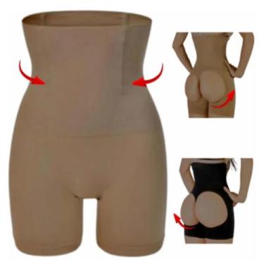 Imagem de Bermuda Aperta Barriga 4 Barbatanas Com Modelador De Bumbum - Wild, Be