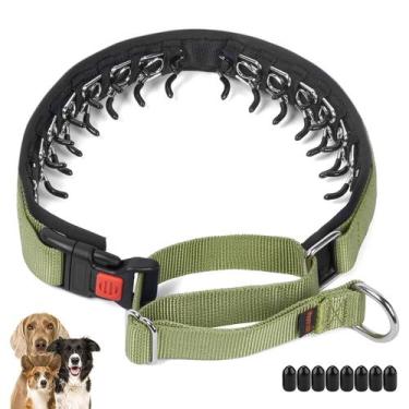 Imagem de Coleira para cães Mayerzon No Pull Martingale para cães verde M