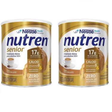 Imagem de Composto Lácteo Nutren Café com Leite Senior Integral 740g 2 Unidades 