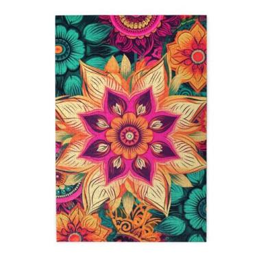 Imagem de Boho Mandala Flores Coloridas Quebra-cabeças 1000 Peças Quebra-cabeça Personalizado Quebra-cabeça Foto de Madeira para Adultos Família Imagem Presentes para Casamento Aniversário Dia dos Namorados