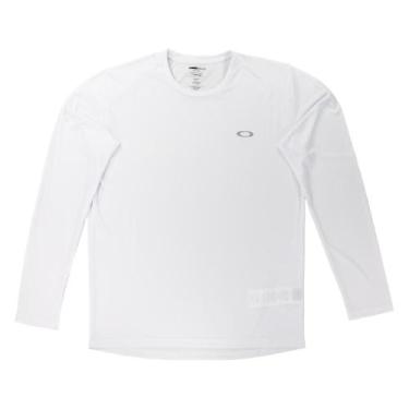 Imagem de Camiseta Oakley Manga Longa Treino Daily Sport 3.0 Hydrolix , G, Branc