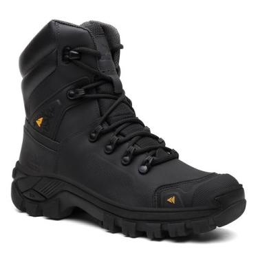 Imagem de Bota Masculina Coturno Vegas Masculino Couro Autêntico VL047 Com C.A -