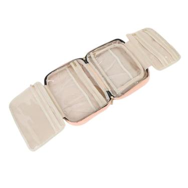 Imagem de TARSHYRY Bacha de Higiene Pessoal de Viagem Organizador Pendurado, Armazenamento Cosmético para Escovas de Condicionadores de Shampoo, Produtos para a Pele de Maquiagem de Viagem (Rosa)