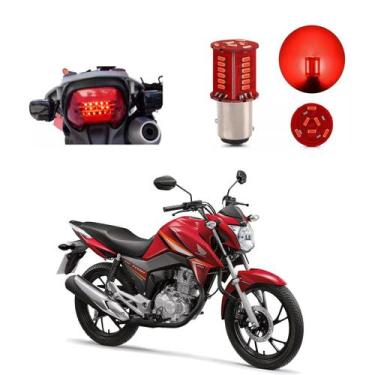 Imagem de Lâmpada Led Freio 2 Polos Sequencial Strobo Moto CG160 Titan SE 2016 2
