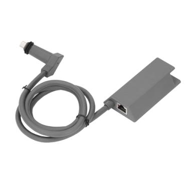 Imagem de QANYEGN Adaptador Ethernet, plugue e reproduzir adaptador de rede estável, Internet de satélite retangular para V2 Satellite Internet Retangular Dish