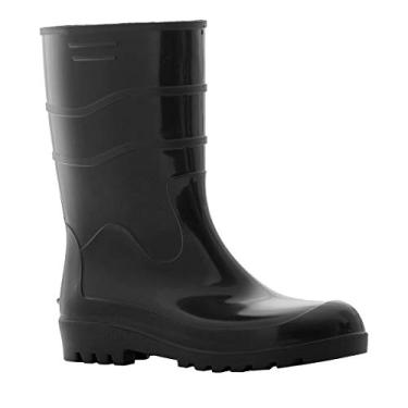 Imagem de Bota Pvc Borracha Motoboy Cano Medio Worker C/Forro Tam 41