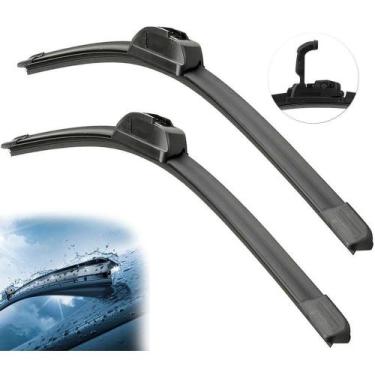 Imagem de Palhetas Limpador De Parabrisa Para Carro Gancho Dianteiras - Oestesom