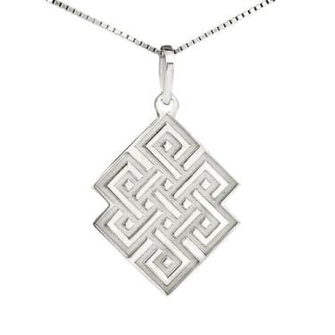 Imagem de Colar Nó do Infinito Coleção Espiritualidade em Prata 925 - Sam Joias