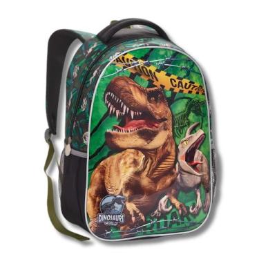 Imagem de Mochila Costas Escolar Kids Dino Dinossauro Meninos Infantil - Seanite