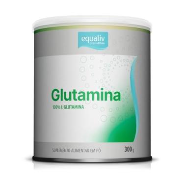 Imagem de EQUALIV Glutamina - Suplemento Alimentar em Pó 100% L-glutamina - Sem Glúten, Açúcares e Adoçantes Artificiais - Lata 300g