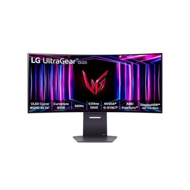 Imagem de Monitor Gamer LG 34GS95QE UltraGear - 34&quot; OLED Curvo, 240Hz e G-SYNC
