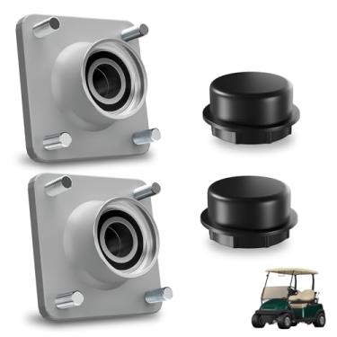 Imagem de FIXHAWK Conjunto do cubo da roda dianteira do carro do clube com rolamento, adequado para carro de clube DS & Precedent 2003.5-up carrinho de golfe elétrico e a gás. Substitui OEM 102357701 (2 peças)