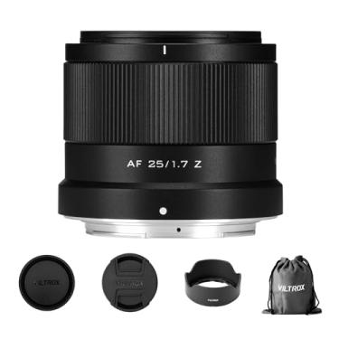 Imagem de VILTROX Lente 25 mm f/1.7 Z-Mount APS-C 25 mm F1.7 Foco automático STM Lente Prime de grande abertura compatível com câmeras Nikon Z Mount Z5 Z50 Z5 Z6 Z6II Z7 Z7II ZFC Z30 Z9 Z8 Z6III