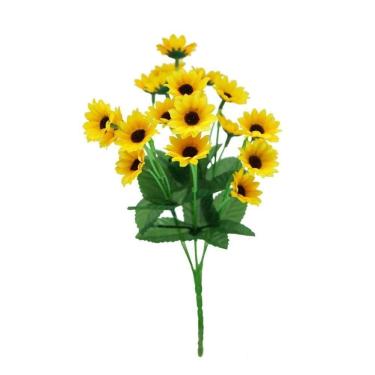 Imagem de Buquê Mini Girassol 22 Flores Artificial - Mc Flores