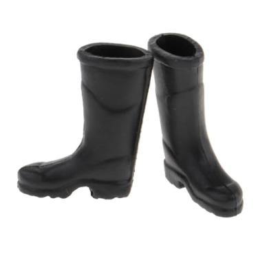 Imagem de YIJU 1:12 Sapatos de bonecos de ação masculinos, botas de fantasia de boneca, mini modelos casuais de moda em miniatura, vestidos para bonecos masculinos