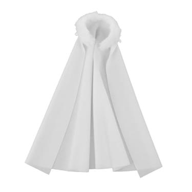 Imagem de YIJU Roupas de bonecos de ação em escala 1/12, roupas em miniatura, capa, homens, mulheres, fantasia de boneca para bonecos de 6 polegadas, masculinos e, Branco