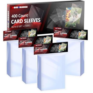 Imagem de 400 Count Card Sleeves for Trading Cards | Soft Penny Sleeves Clear Plastic Card Protector Sleeves | 2 5/8" x 3 5/8" Fit for MTG, TCG, Baseball, Football, Game, Standard Cards