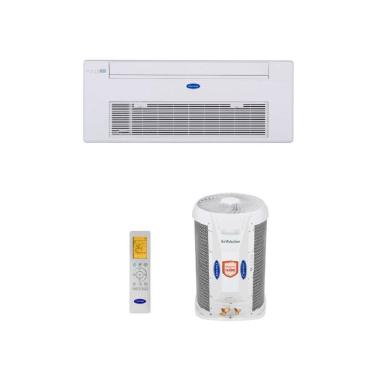 Imagem de Ar Condicionado Split Cassete Inverter Carrier K7 1-VIA 18000 BTUs Frio 40KVQOD18C5- 220V