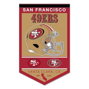Imagem de WinCraft San Francisco 49ers Heritage History Banner Pennant