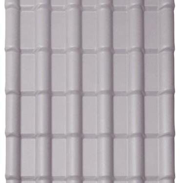 Imagem de Kit com 15 Telhas Pvc Colonial 1,98m X 0,88m X 1,7mm 6 Ondas Lux Telha