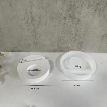Imagem de Castiçal de Oração de Jesus - Molde de Silicone para Decoração Religio