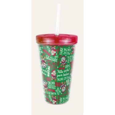 Imagem de Copo Canudo Natal - Turma da Monica 470ml - Turma da Mônica