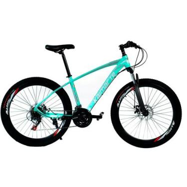 Imagem de Bicicleta Aro 26 Alumínio Bike 21 Vel Freio A Disco Azul - Wct Fitness