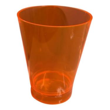 Imagem de Kit 25 Copos Acrílico Caldereta Rubizinho 200ml Personalizado – Ideais para Aniversários e Eventos (Laranja Translúcido)