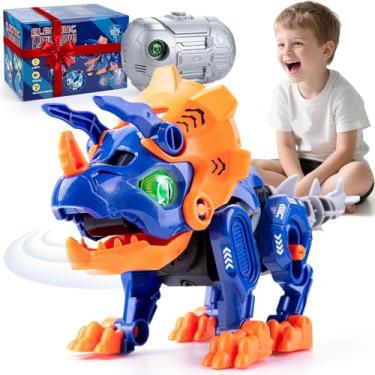 Imagem de KODATEK Dinosaur Building Block Sets, Building Kits Construction Dino, Dinosaur Educational Building Sets for Boy 6+ (Triceratops)