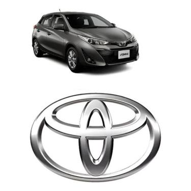 Imagem de Emblema Grade Frente Toyota Yaris Hatch Sedan 2020