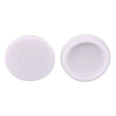 Imagem de Ciuouient Tampa de orifício para bidê de vaso sanitário compatível com Toto Washlet+ vaso sanitário (2 peças, branco)