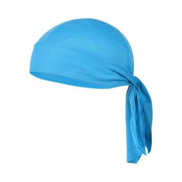 Imagem de Chapéu Pirata De Malha Respirável Leve De Secagem Rápida De Cor Sólida