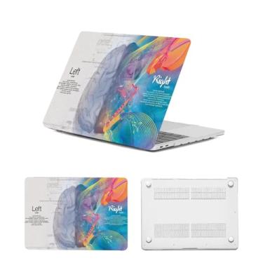 Imagem de HLAAJJX Capa de laptop para MacBook Air 13 polegadas M4 M3 M2 2025 2024 2023 2022 A2681 A3113 A3240 Retina/Touch ID, capa rígida protetora para MacBook Air 13, Creative Brain