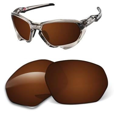 Imagem de Lentes de substituição de 1,6 mm compatíveis com óculos de sol Ray-Ban Justin RB4165 54 mm, antiarranhões e resistentes a impactos (marrom âmbar)