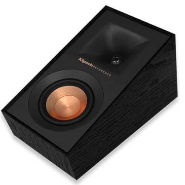 Imagem de klipsch Referência Next Generation R-40SA Dolby Atmos de alto desempenho, par de alto-falantes surround de elevação com buzina para o melhor home theater imersivo da categoria em preto
