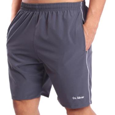 Imagem de Shorts Ox Silver Tactel com Elastano - Oxsilver, Cinza, G