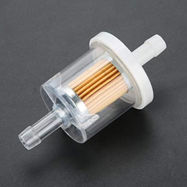 Imagem de Yctze 10pcs 1/4 Polegada Mini Filtros de Combustível de Plástico para Cortadores de Grama e Motocicletas - Filtro de Combustível Essencial para Manutenção de Pequenos Motores