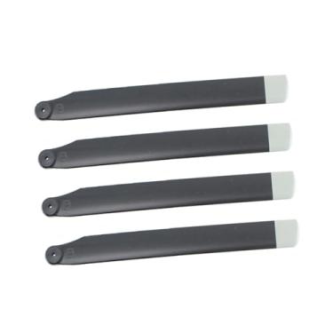 Imagem de Esquirla Peças de reposição de lâminas principais leves para voo estável Peças de hélice de 110 mm para helicóptero de controle remoto K160