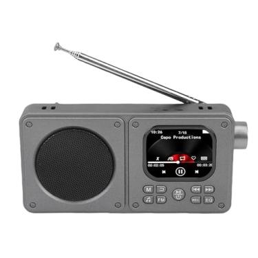 Imagem de VBESTLIFE Rádio Portátil de Vídeo, Am FM MP3 MP4 Player 2,01 Polegadas Display Bluetooth 5.4 Bateria de 1000mAh Com Conector de Fone de Ouvido de 3,5 Mm para Externo