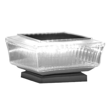 Imagem de Rrlihjgu Luzes De Poste Solar | 2 Unidades Luzes Solares Impermeáveis Para Pátio,Lâmpada LED Eficiente Em Energia Para Varanda Portão Pátio Piscina Entrada Caminho Jardim Alpendre Deck